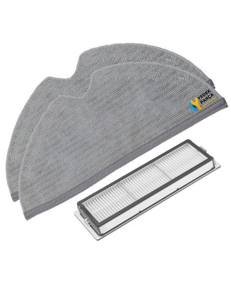 Xiaomi Uyumlu Mijia 1T Robot Süpürge Hepa Filtre ve Mop Bezi 2 Adet ürün görseli