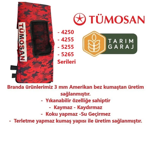 Tümosan Eski Balina Kasa Traktör Kaporta ve Koltuk Kılıfı Seti-4000/5000 Seri - 3