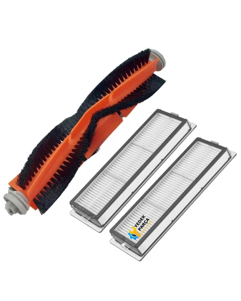 Xiaomi Uyumlu Mijia1C Robot Süpürge Ana Rulo Fırça Hepa Filtre 2 Adet ürün görseli 1