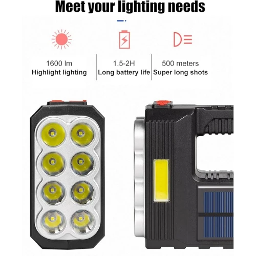 Güneş Enerjili Kamp Av Feneri - Resim 3