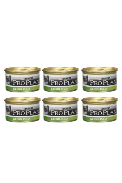 Pro Plan Sterilised Ton Ve Somon Kısırlaştırılmış Kedi Konservesi 6x85 Gr ürün görseli