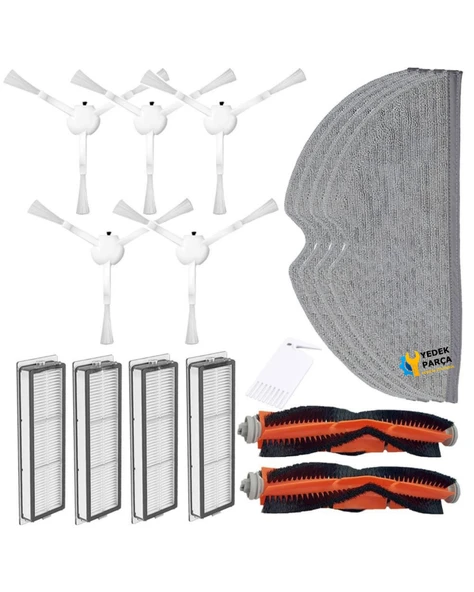 Xiaomi Uyumlu Mi Robot vakum Robot Süpürge Aksesuar ve Bakım Seti Taraklı ürün görseli