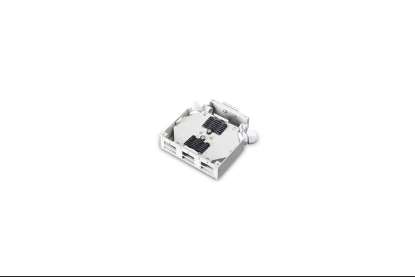 Din Rail Fiber Sonlandırma Kutusu/Splice Box, 6 x SC//DX Coupler için, (E) 125 x (B) 130 x (Y) 35 mm - 1