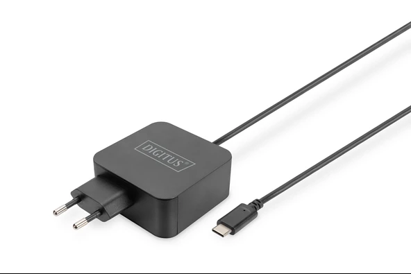 Digitus Dizüstü Bilgisayar Şarj Cihazı USB-C, güç beslemesi 65W PD3.0<br>
Digitus Notebook Charger USB-C, 65W PD3.0 - 1