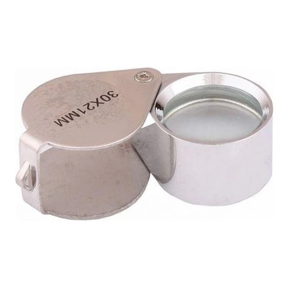 30X21 Full Çelik Kaplı Büyüteç  Lüp - Resim 2