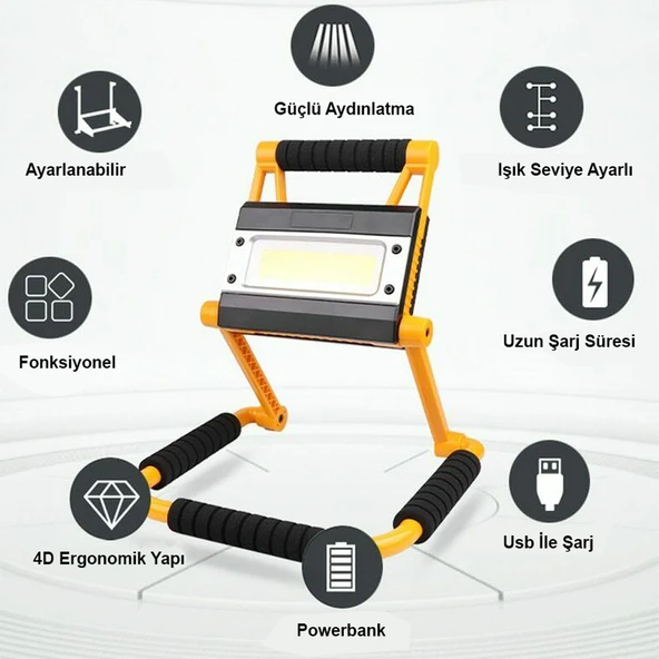 1300 Lümen Güçlü Aydınlatma Wt-328 - Resim 2