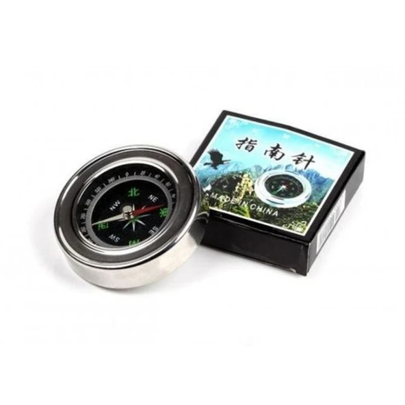 Yuvarlak Metal Kasa Dayanıklı Pusula 60Mm - 2