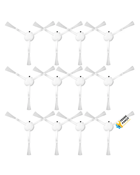 Xiaomi Uyumlu Mi Robot vakum Robot Süpürge Yan Fırça 12 Adet ürün görseli 1