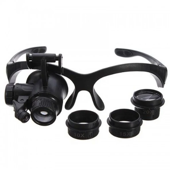 Saat Tamırı Okuma Kuyumcu Için Çok Fonksiyonlu Onarım Gözlük Büyüteç - Resim 2