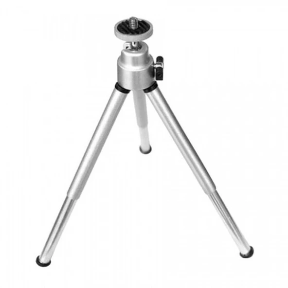 Metalik Renk Tripod 3 Yönlü Profesyonel Mini - Resim 2