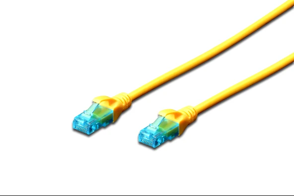 Beek CAT. 5E Patch Kablo, UTP, 10 metre, AWG 26, Sarı Renk - 1