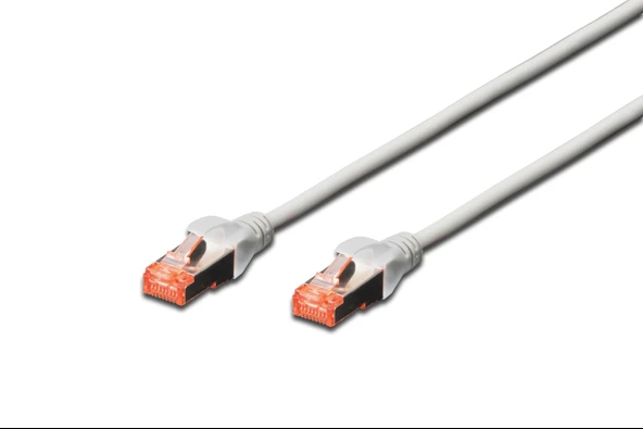 Digitus Cat.6 Patch Kablo, S-FTP, Halogenfree, AWG 27/7, 20 metre, Gri Renk - 1