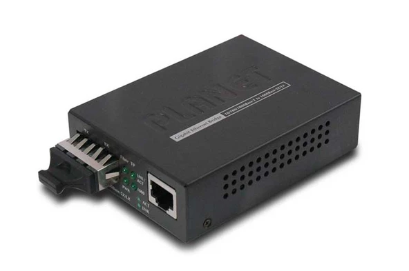 Planet 10/100/1000Base-T - 1000Base-SX (SC, MM) Media Converter -220m/550m - 1