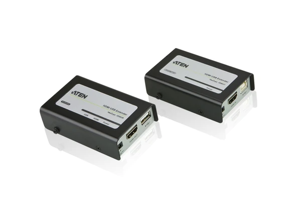 HDMI USB Mesafe Uzatma Cihazı (HDMI USB Extender), Alıcı (Receiver) ve Verici (Transmitter) Birim dahil, 60 metre - 1