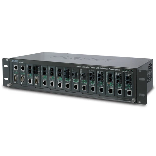 19-inch 15-Slot Media Converter Chassis (AC Power) - 1