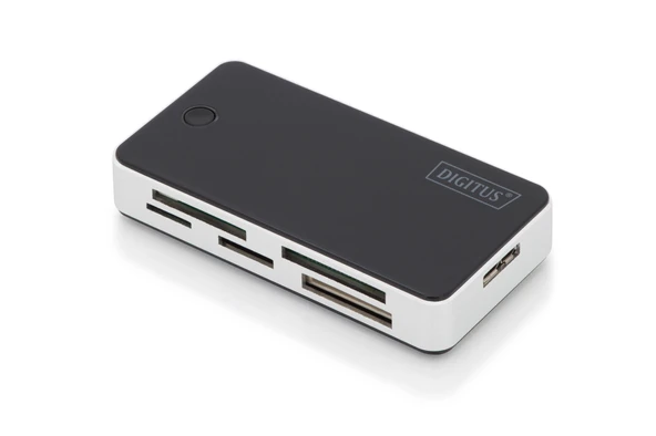 Digitus USB 3.0 Kart Okuyucusu, Compact Flash (CF), Secure Digital (SD / SDHC), MMC, MMC4.0, RS-MMC, MMC PLUS, MMC Mobile, MMC Micro, miniSD, Memory Stick (MS), Memory Stick Pro (MS Pro), Memory Stick - 1