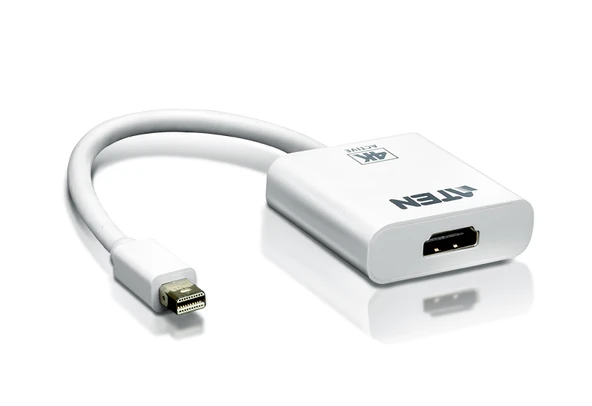 Mini DisplayPort (mini DP) <-> 4K HDMI Adaptörü, Kablolu, mini DP Erkek - HDMI A Dişi, 2160p, 0.20 metre - 1