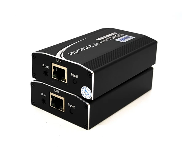 Beek IP HDMI Sinyal Uzatma Cihazı, Alıcı (Receiver) ve Verici (Transmitter) Birim dahil, 200 metre, 4K@30Hz, 1080P@60Hz, HDMI 1.4, H.265 codec<br>
Beek HDMI over IP Extender, 200m, 4K@30Hz or 10 - 1