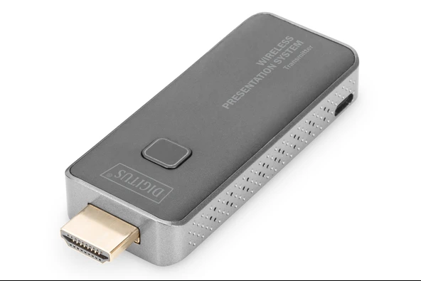 Digitus Kablosuz HDMI Sunum Sistemi, 50 metre, Verici (Transmitter) Ünite (DS-55319 ile birlikte kullanılır)<br>
Digitus Additional Wireless HDMI Transmitter Unit for Wireless Presentation Syste ürün görseli