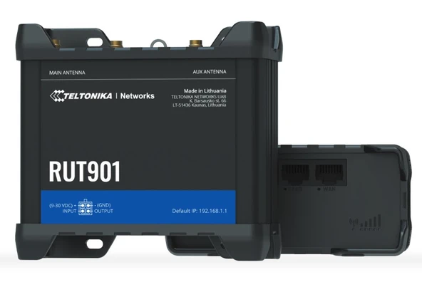 Industrial Cellular Router<br>
4G (LTE) Endüstriyel Router<br>
- Cat 4 (150/50 Mbps)<br>
- 2x SIM kart yuvası, 1x Radyo<br>
- 4x 10/100TX Ethernet<br>
- 802.11b/g/n 2.4GH - 1