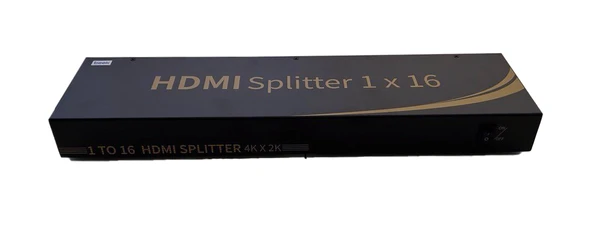 Beek 16'lı HDMI Video Çoklayıcı, 4096x2160/24Hz, HDMI 1.4 ve HDCP 1.4 uyumlu<br>
Beek 16 ports HDMI Splitter ürün görseli