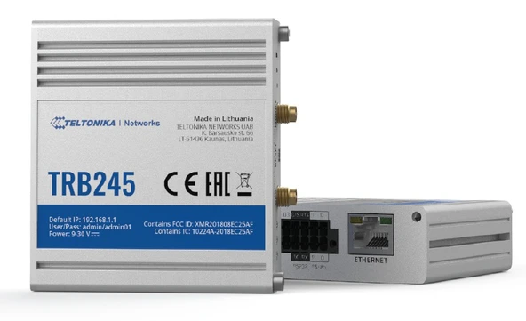 Endüstriyel M2M LTE Ethernet Gateway<br>
Industrial M2M LTE Ethernet Gateway - 1