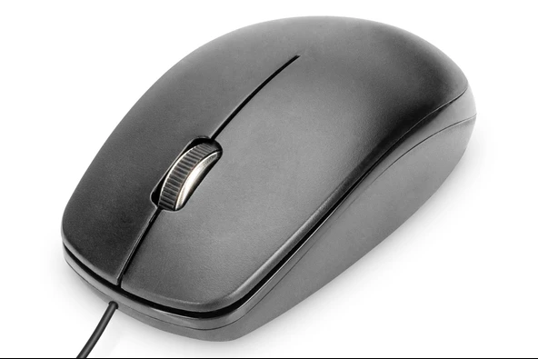 Digitus USB Mouse, Kablolu, 3 Düğmeli, 1200 dpi<br>
Digitus USB Mouse with cable, 3 Buttons, 1200 dpi