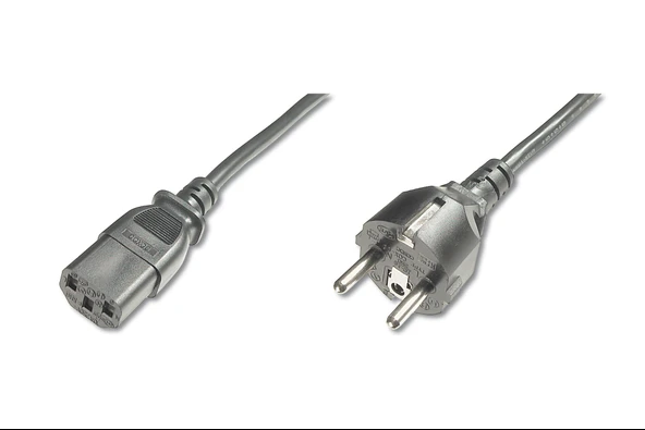 Digitus Güç Kablosu, CEE 7/7 (Typ-F) - C13 Erkek/Dişi, 1.8 metre, H05VV-F3G 0.75qmm, siyah renk<br>
Digitus Power Cord, CEE 7/7 (Typ-F) - C13 M/F, 1.8m, H05VV-F3G 0.75qmm, black - 1