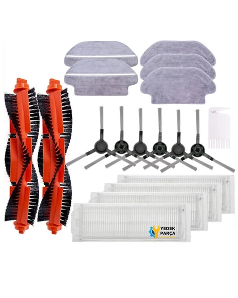 Viomi Uyumlu V2 Pro Vacuum Cleaner Robot Süpürge Yenileme Seti ürün görseli 1