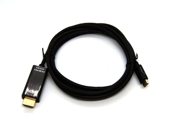 Beek USB Tip C <-> HDMI Görüntü Adaptörü, USB Tip C Erkek <-> HDMI A Erkek, 4K@60Hz, Altın Kaplama, 2 metre<br>
Beek TYPE C M/HDMI A M,4K@60Hz,Gold,2M ürün görseli 1