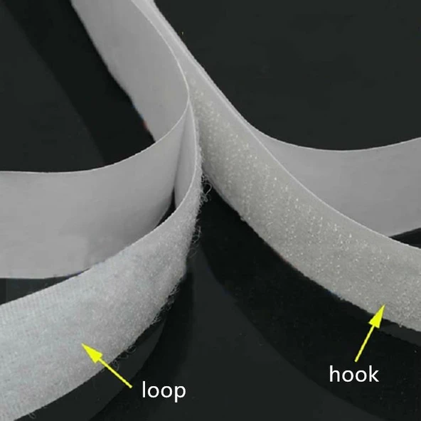 Cırt Bant Yapışkanlı Beyaz Takım 50mm x 2mt