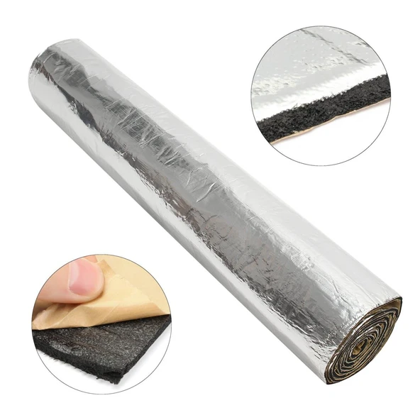 Oto Ses Yalıtım -Alüminyum Takviyeli- 6mm 1mt x 3mt - 1