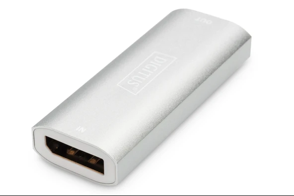 Digitus 8K DisplayPort Sinyal Tekrarlayıcı<br>
Digitus 8K DisplayPort Repeater ürün görseli