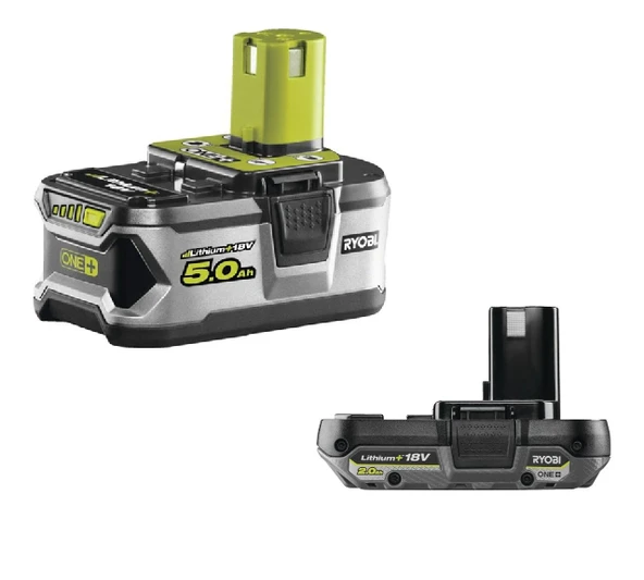 Ryobi RB1820C 18 V 2.0 Ah Akü ( 130597008 ) + RB18L50 (130429308)