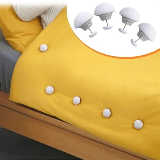 4 Adet Mantar Model Yorgan Kılıfı Ve Çarşaf Tutucu Sabitleyici ürün görseli