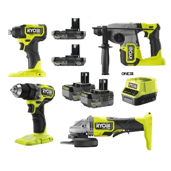 Ryobi Dörtlü Akülü Montaj Seti (set4)