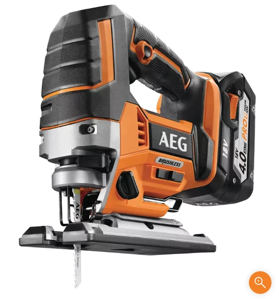 AEG BST 18BLX LI-402C Çift Akülü Kömürsüz Dekupaj Testere 18 V 4,0 Ah