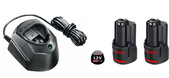 Bosch Gal 1210CV +2 x Gba 2AH Şarj Cihazı