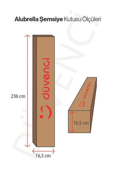 Yuvarlak Güneş Şemsiyesi Alubrella Antrasit Renk 250 CM Çap, BİDONSUZ - Resim 4