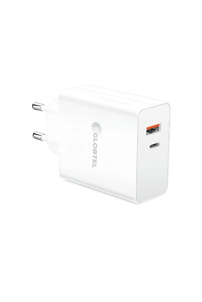 30w çift çıkış şarj adaptörü Iphone- Redmi- Samsung uyumlu- Usb ve Type C çıkışlı başlık