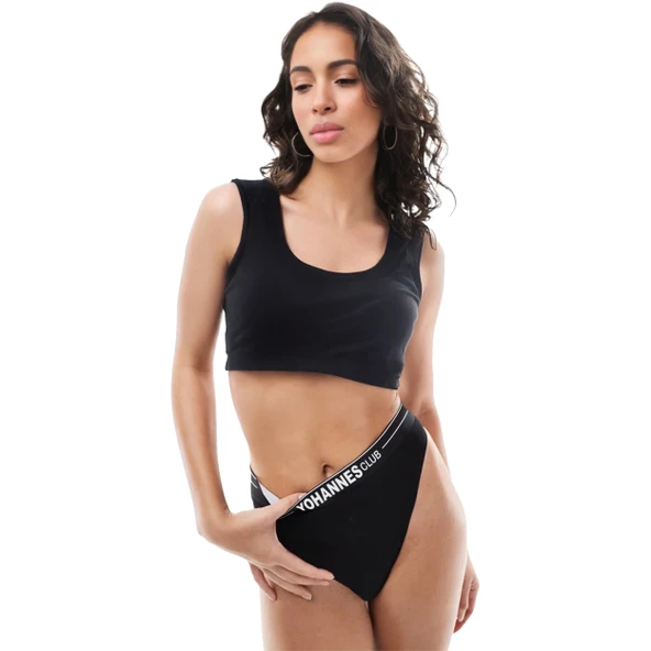 Yohannes Club, Kadın Lastik Kemerli Brazilian Külot, Çok Renkli, Çoklu Paket, 5'li Paket - Resim 4