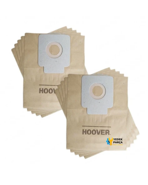 Hoover Uyumlu TCP 1900 Capture Süpürge Kağıt Toz Torbası 10 Adet ürün görseli 1