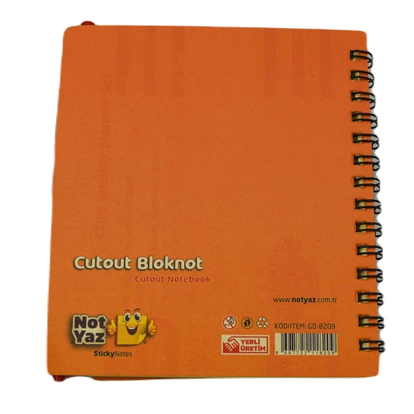 NotYaz 12x10 60 Yaprak Kalemli-Cetvelli Not Defteri Bloknot İstanbul Motifleri Çizgili- Tramvay (GD-8209) - Resim 4