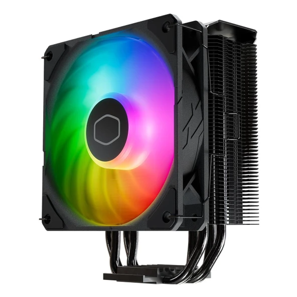 Cooler Master Hyper 212 Pro ARGB AM5/1851P Siyah İşlemci Hava Soğutucu - Resim 2