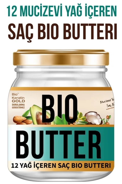 Bio Rio Keratin Gold 210 Ml  Bio Butter Saç Bakım Yağı - 2