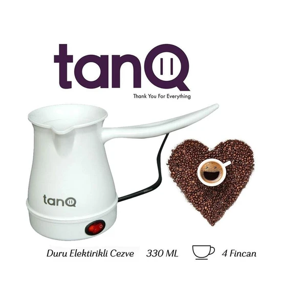 Tanq Duru TCM 2023 Elektrikli Cezve Türk Kahvesi Makinesi Beyaz - 3