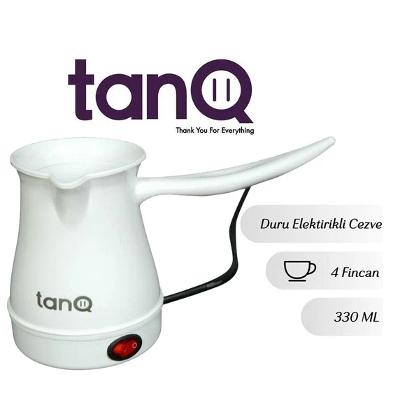 Tanq Duru TCM 2023 Elektrikli Cezve Türk Kahvesi Makinesi Beyaz - 2