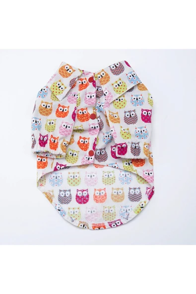 Pawstar Owls Kedi Köpek Gömleği - Kedi Köpek Kıyafeti - 4