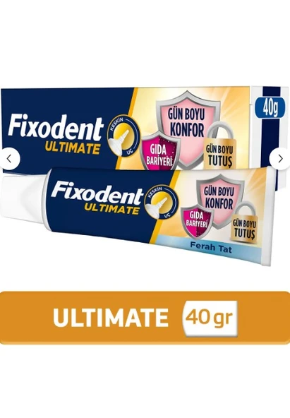 Fixodent Ultimate Ferah Tat Diş Protez Yapıştırıcı 40 gr - 1