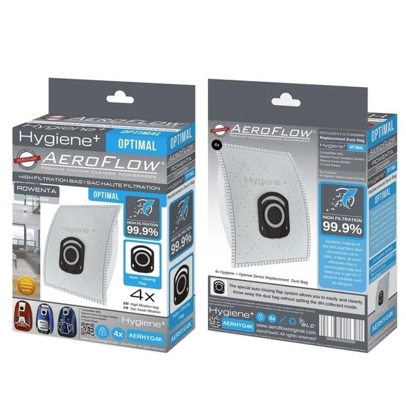 Rowenta Uyumlu RO 6481 Silence Force 4A Süpürge Toz Torbası Kutulu - Resim 2